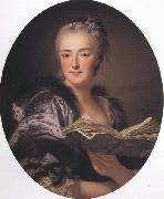 Alexandre Roslin Portrait of Marie-Jeanne Buzeau painting